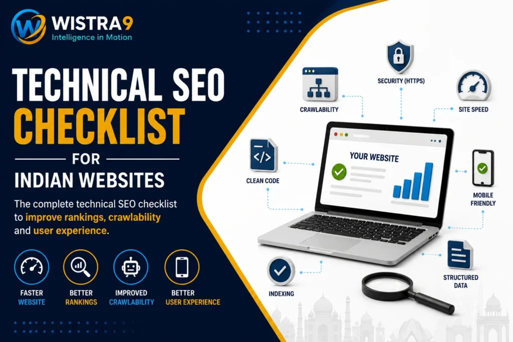 Technical SEO checklist for Indian websites — 2026 edition